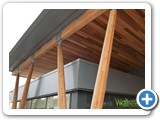 WOODEN CEILING APPLICATION OUTDOORS